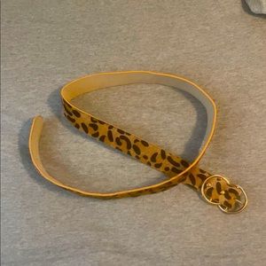 Leopard Print Belt